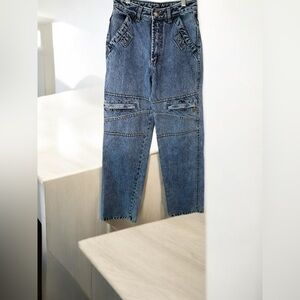 Movado Denim Jeans 90s Streetwear Grunge Utility Y2K Style size 24
